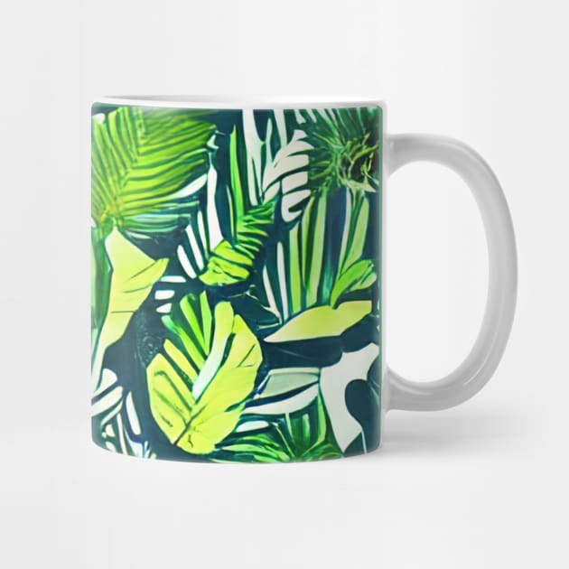 Tropical plants nature background by Alekxemko